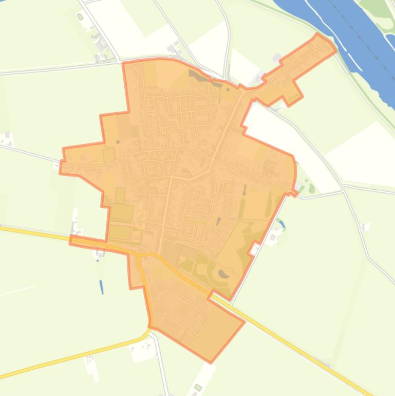 Kaart van de buurt Oud-Vossemeer.