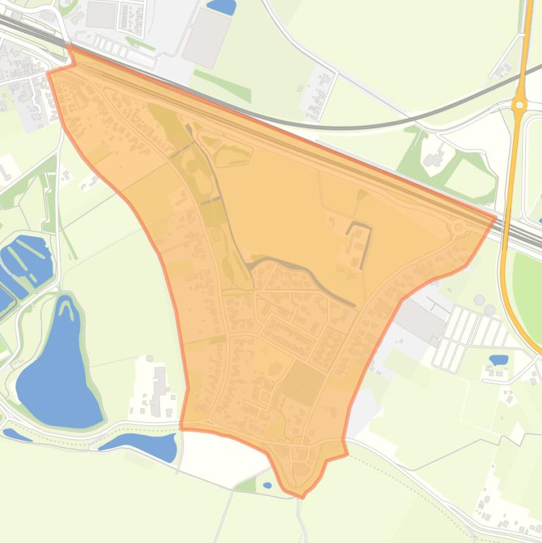 Kaart van de buurt Oud Zevenaar.