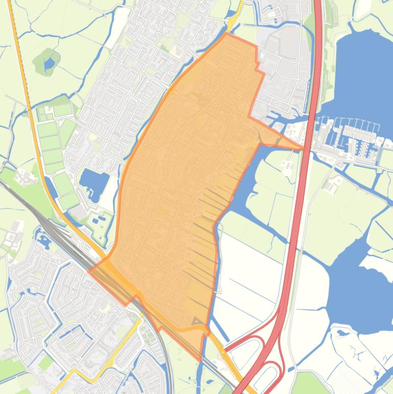 Kaart van de buurt Oude Dorp.