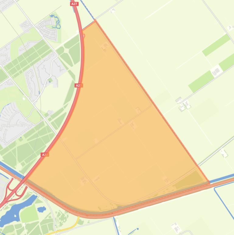 Kaart van de buurt Overig Almere Hout Oost.