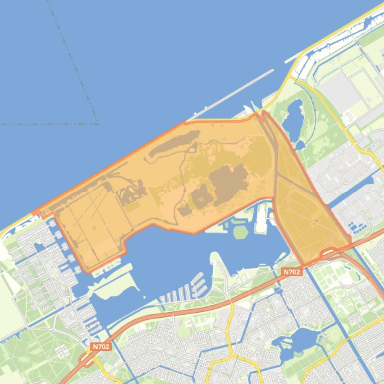 Kaart van de buurt Overig Almere Stad Noord.