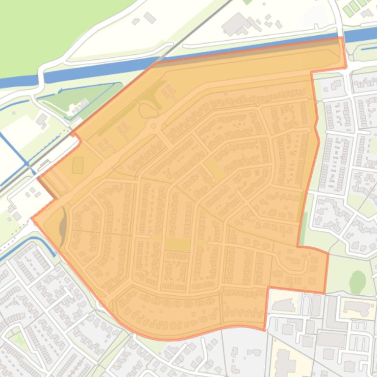 Kaart van de buurt Passewaaij-Noord-West.