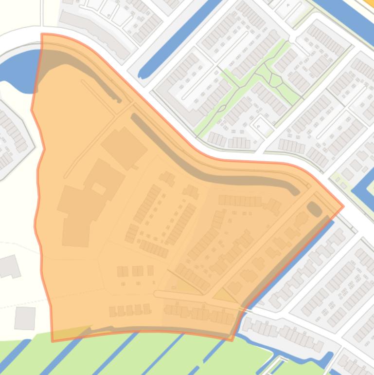 Kaart van de Percelenbuurt.