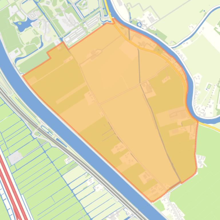 Kaart van de buurt Polder Nijenrode.