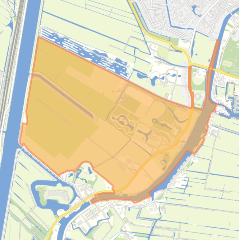 Kaart van de buurt Polder Sticht.