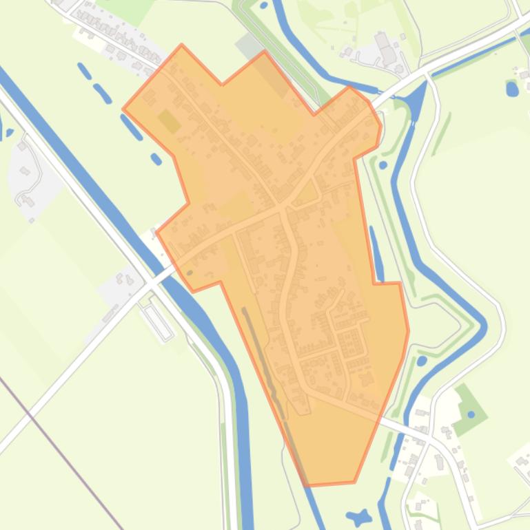 Kaart van de buurt Retranchement.