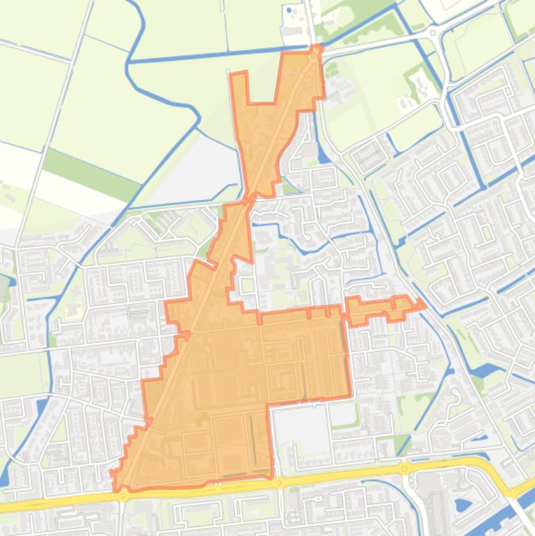 Kaart van de buurt Rijksstraatweg en omgeving.