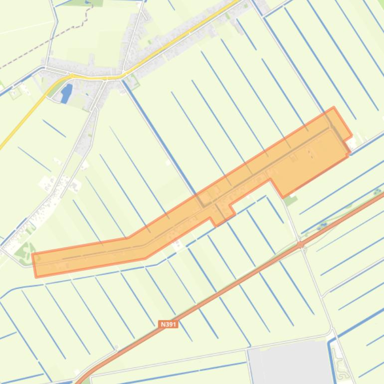 Kaart van de buurt Siepelveen.