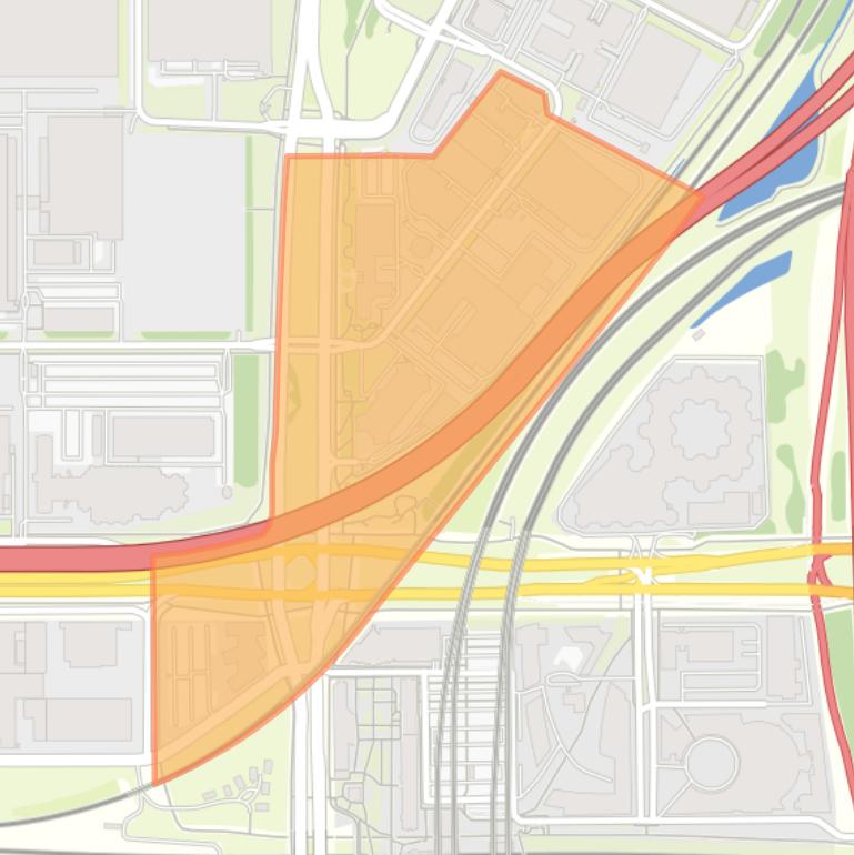 Kaart van de buurt Sloterdijk Donauhoek.