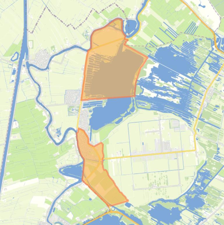 Kaart van de buurt Splegelpolder.