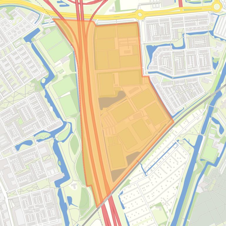 Kaart van de buurt Sportpark Harga.