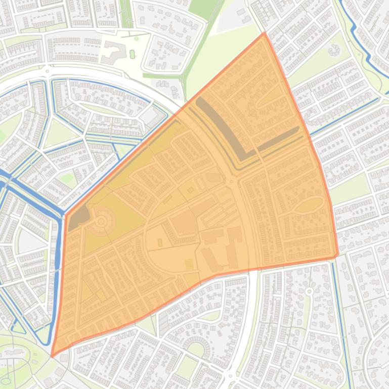 Kaart van de buurt Steinvoorde.