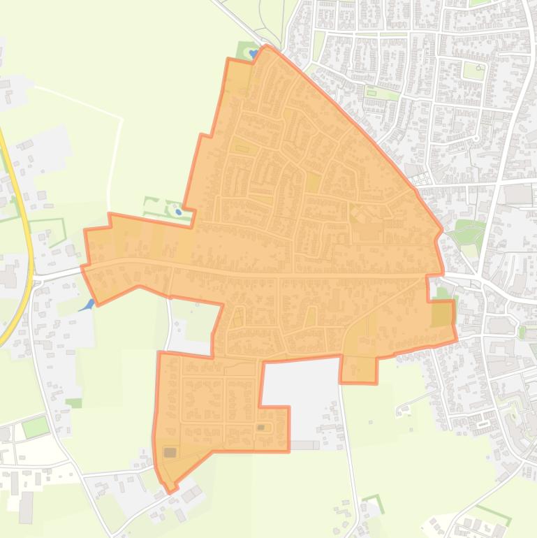 Kaart van de buurt Strijpakkers-Laars.