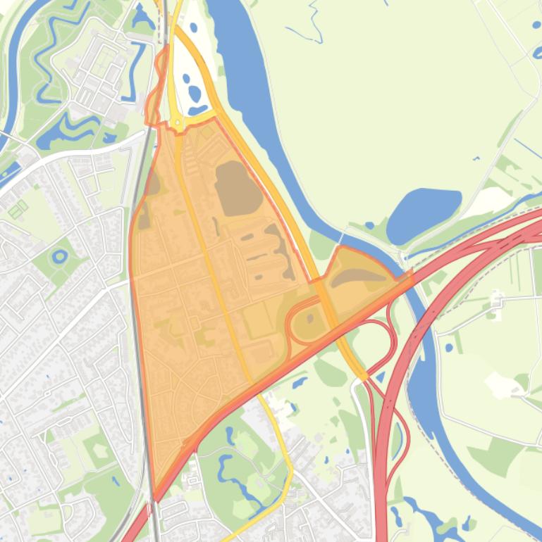 Kaart van de buurt Taalstraat en omgeving.