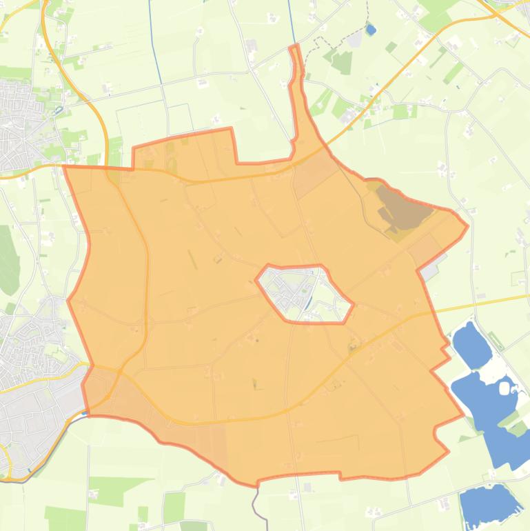 Kaart van de buurt Verspreide huizen Azewijn.