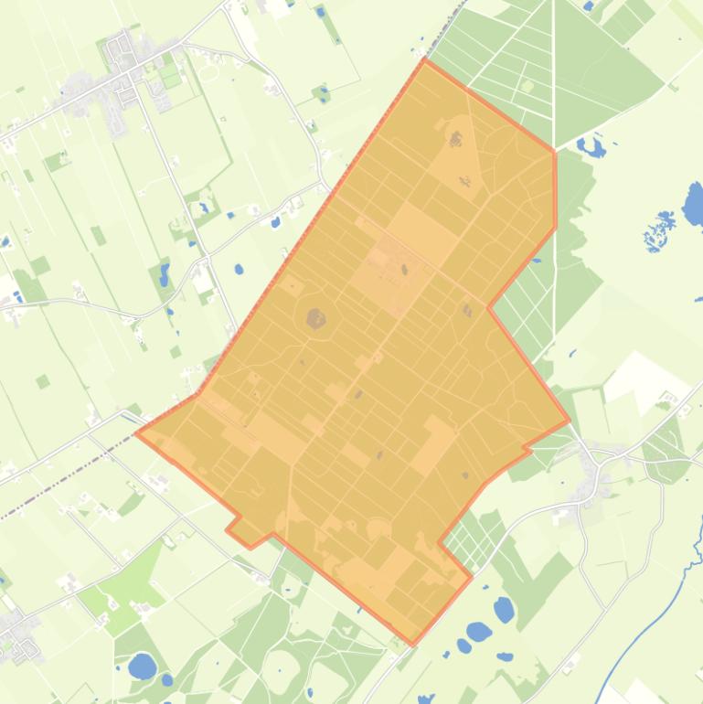 Kaart van de buurt Verspreide huizen Boschoord.