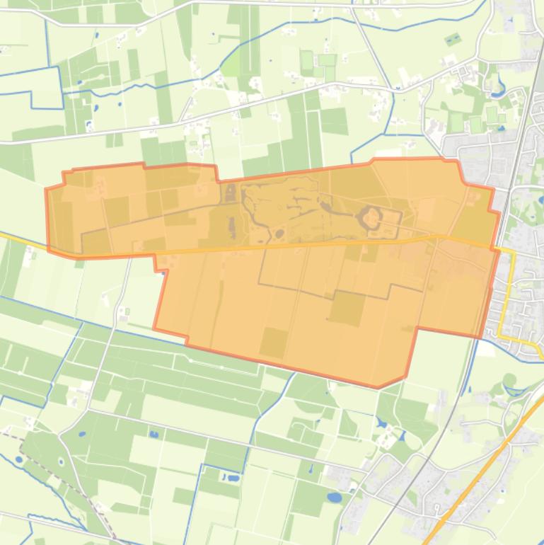 Kaart van de buurt Verspreide huizen Brummen.