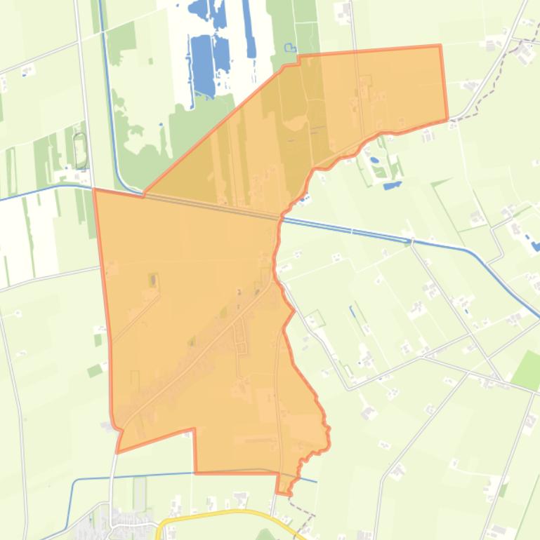 Kaart van de buurt Verspreide huizen De Pollen.