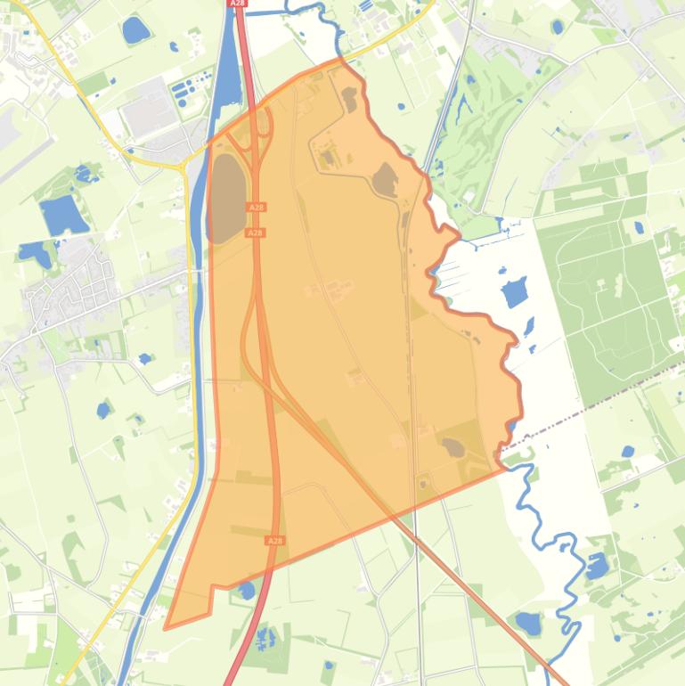 Kaart van de buurt Verspreide huizen De Punt.