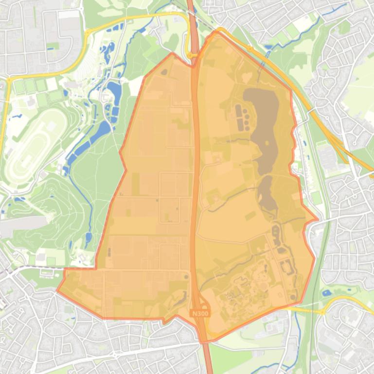 Kaart van de buurt Verspreide huizen Dentgenbach.