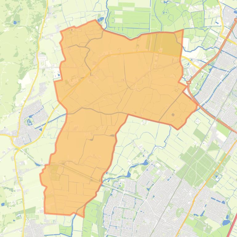 Kaart van de buurt Verspreide huizen Egmondermeer.