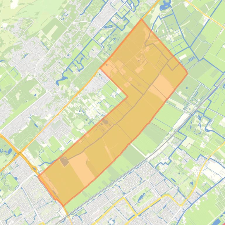 Kaart van de buurt Verspreide huizen Eikenhorst.