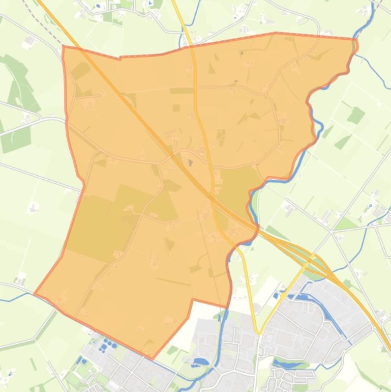 Kaart van de buurt Verspreide huizen Elsenerbroek.