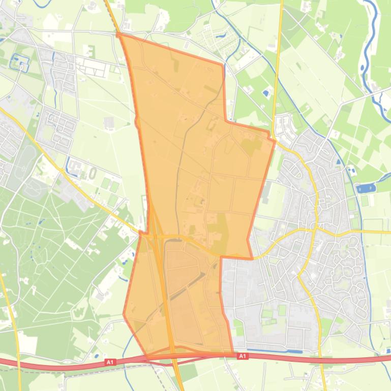 Kaart van de buurt Verspreide huizen Enterveen en Elsslagen.