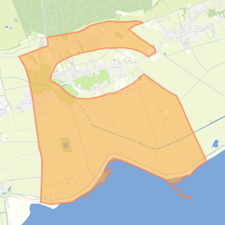 Kaart van de buurt Verspreide huizen Formerum-Zuid.