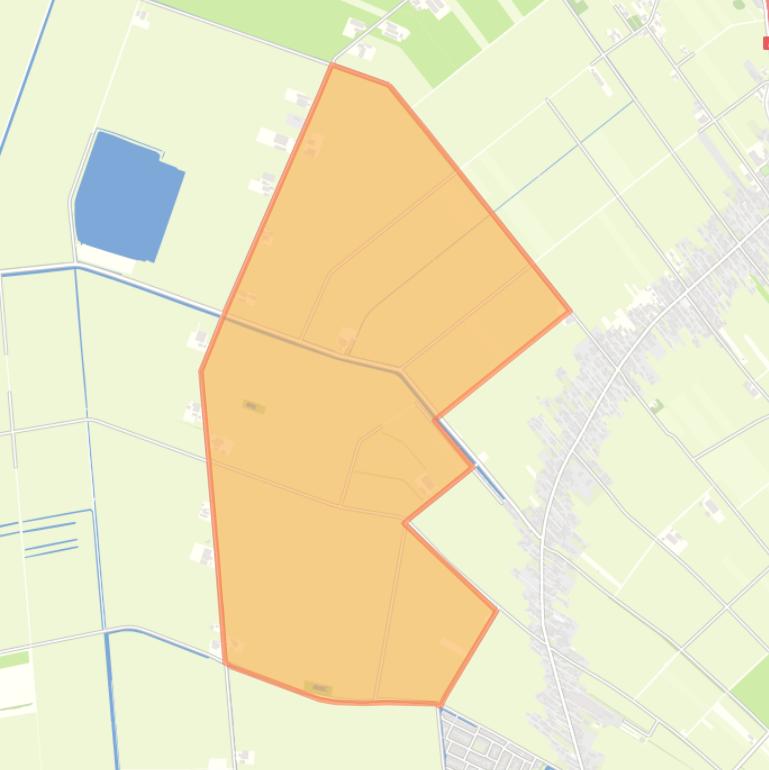 Kaart van de buurt Verspreide huizen Geerenland.