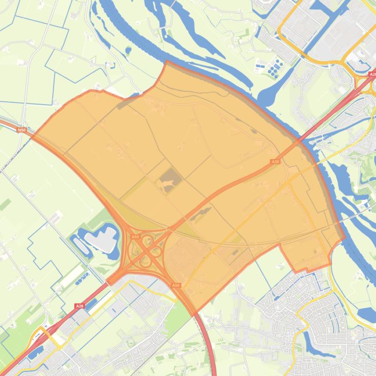 Kaart van de buurt Verspreide huizen Gelderse Dijk en omgeving.