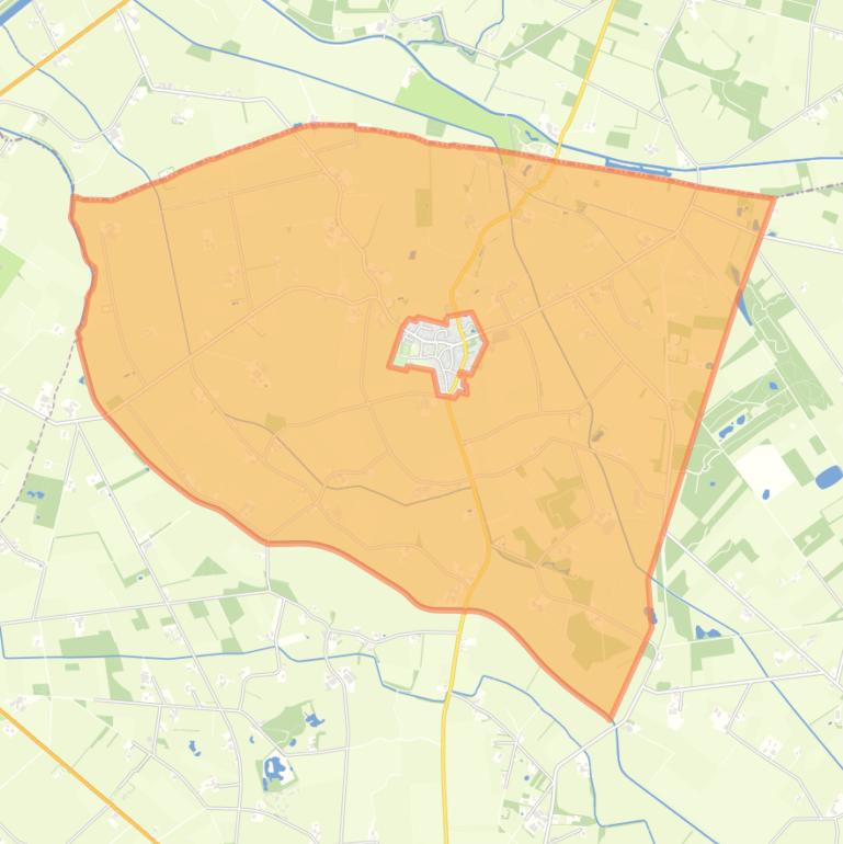 Kaart van de buurt Verspreide huizen Gelselaar.