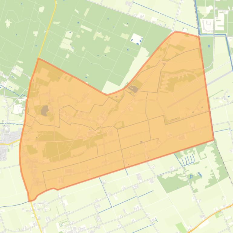 Kaart van de buurt Verspreide huizen Groote Peel.