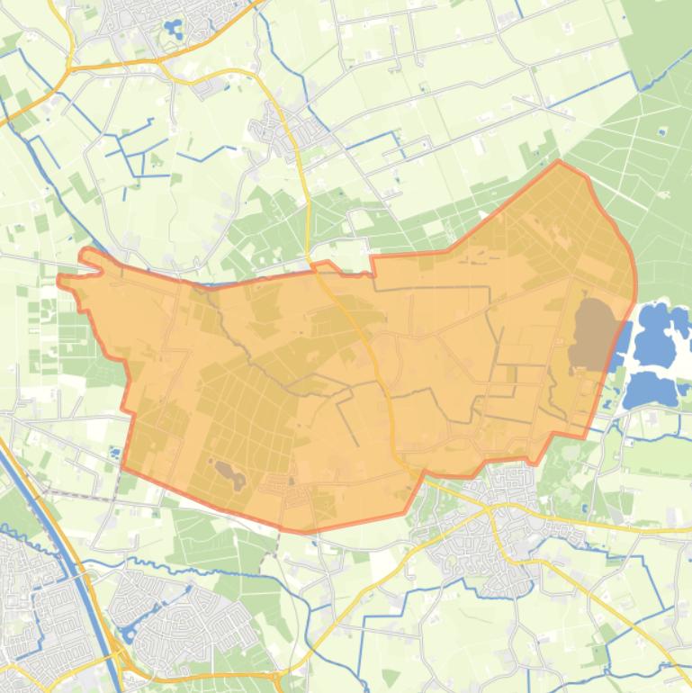 Kaart van de buurt Verspreide huizen Grotelse Heide en Esp.