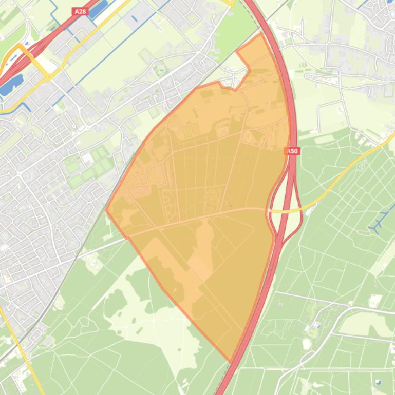 Kaart van de buurt Verspreide huizen Hattemerbroekse Heide.