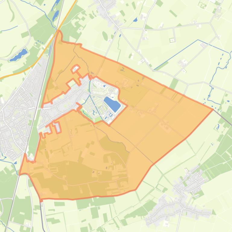 Kaart van de buurt Verspreide huizen Heide.