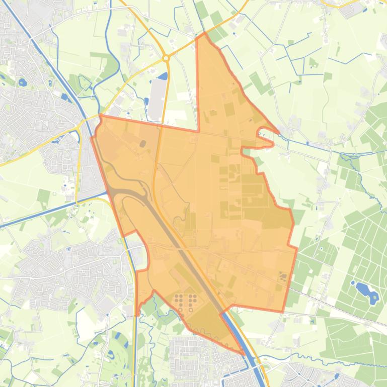 Kaart van de buurt Verspreide huizen Heikant.