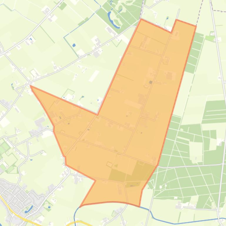 Kaart van de buurt Verspreide huizen Heikantse Hoeve.