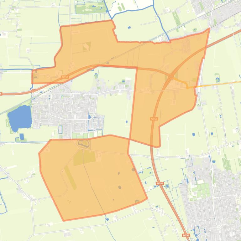 Kaart van de buurt Verspreide huizen Hurdegaryp.