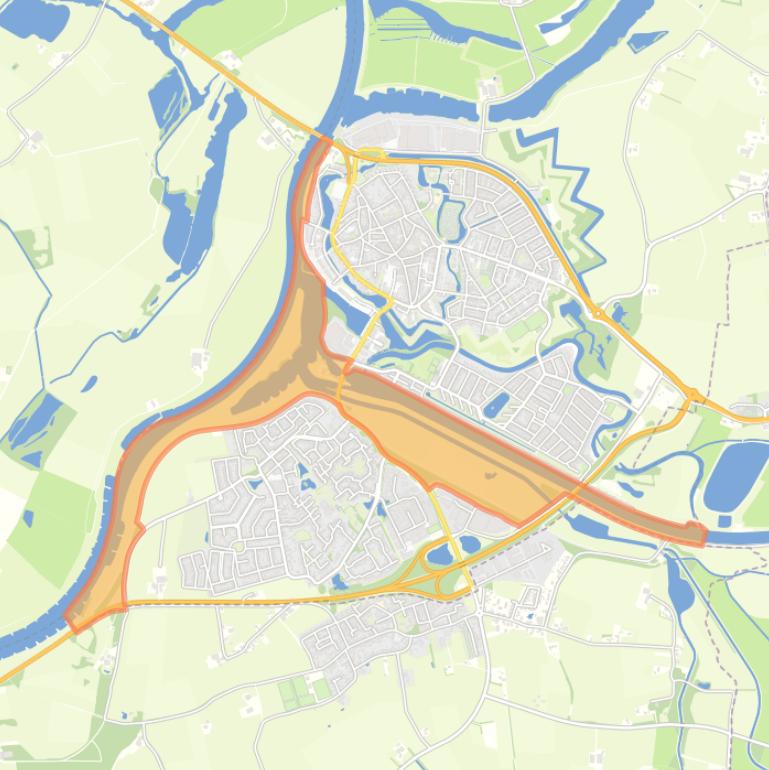 Kaart van de buurt Verspreide huizen IJssel en Oude IJssel.