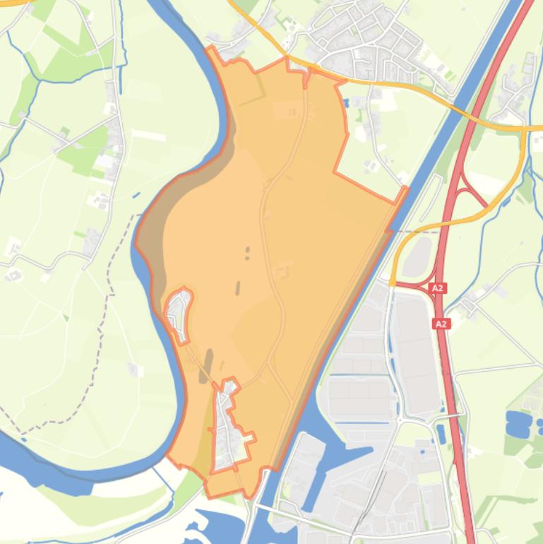 Kaart van de buurt Verspreide huizen Illikhoven/Visserweert.