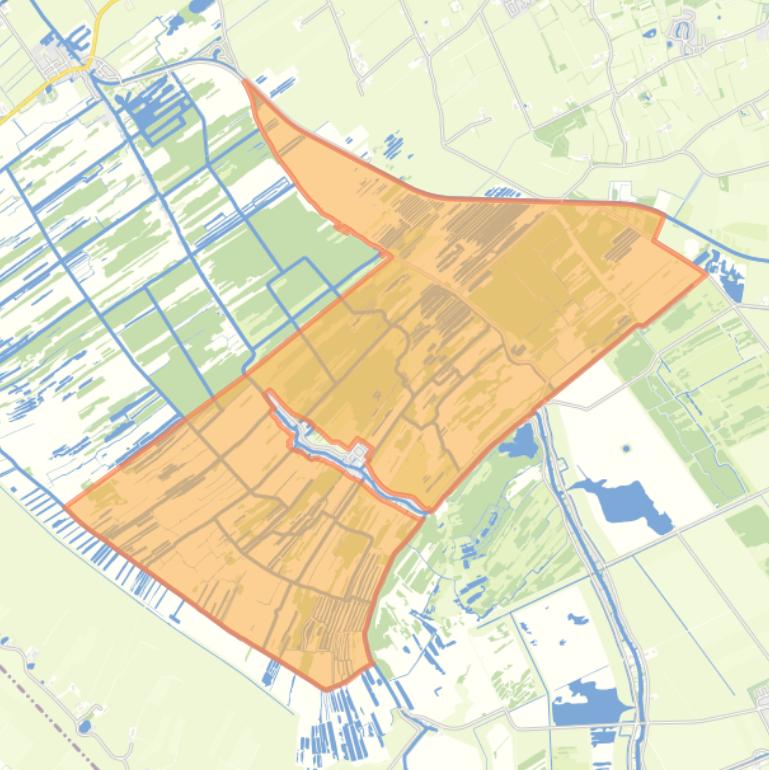 Kaart van de buurt Verspreide huizen Kalenberg.