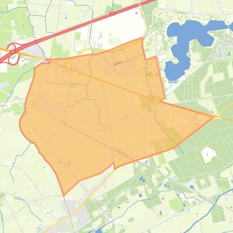 Kaart van de buurt Verspreide huizen Klarenbeek-Noord.