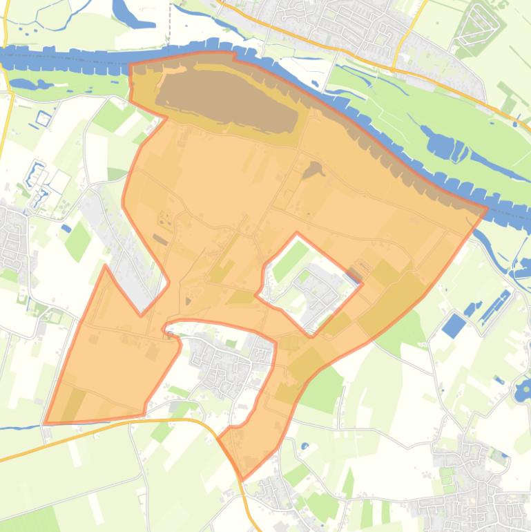 Kaart van de buurt Verspreide huizen Klinkenberg.