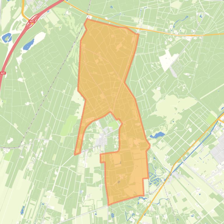 Kaart van de buurt Verspreide huizen Lage Vuursche.