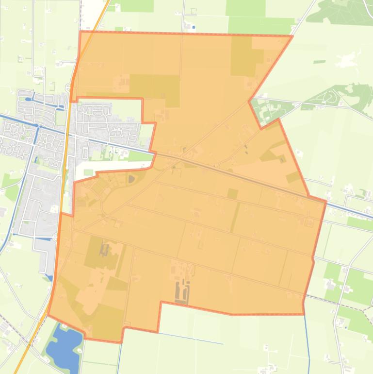 Kaart van de buurt Verspreide huizen Lemelerveld oost.