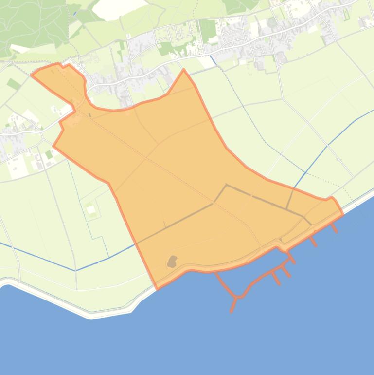 Kaart van de buurt Verspreide huizen Lies-Zuid.