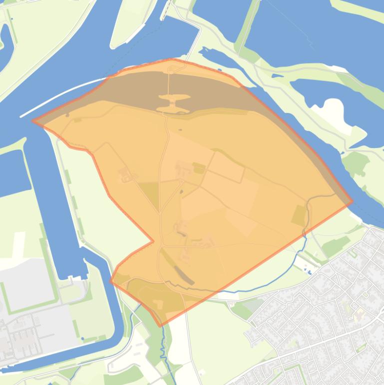 Kaart van de buurt Verspreide huizen Linnerveld en Weerd.