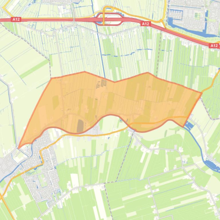 Kaart van de buurt Verspreide huizen Mastwijk.