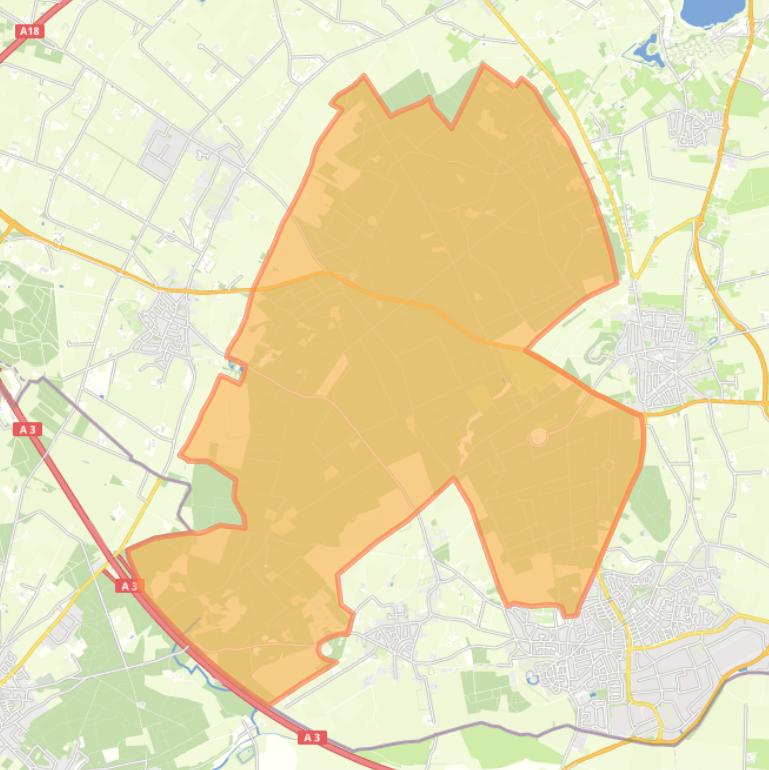 Kaart van de buurt Verspreide huizen Montferland.